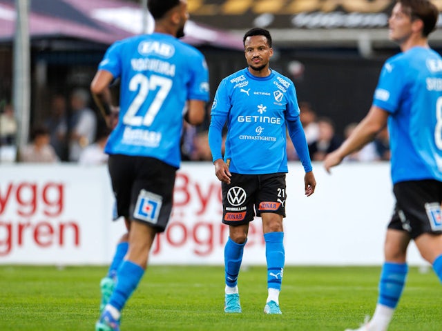 Halmstads Marcus Olsson during the Allsvenskan football match between Halmstad and Värnamo on July 30, 2024