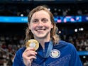 The USA's Katie Ledecky pictured in July 2024