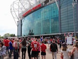 Fans gather outside Old Trafford Stadium on July 28, 2024