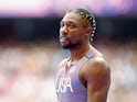 Noah Lyles in action at the Paris 2024 Olympics on August 3, 2024
