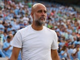 Manchester City manager Pep Guardiola before the FC Series match on July 23, 2024