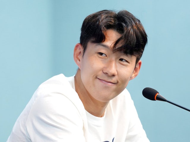 Tottenham Hotspur's Son Heung-min pictured in July 2024