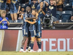 Tai Baribo of the Philadelphia Union celebrates his goal on July 27, 2024