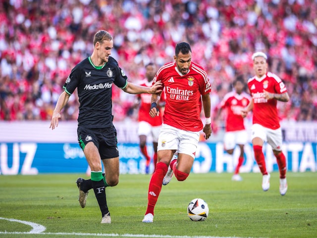 Thomas Beelen of Feyenoord in action on July 30, 2024