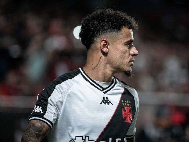 Philippe Coutinho of Vasco da Gama in action on July 31, 2024