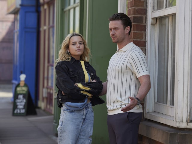 Betsy and Joel on Coronation Street on August 7, 2024