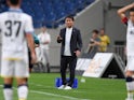 Jubilo Iwata head coach Akinobu Yokouchi in June 2024.