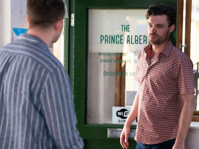 Callum and Johnny on EastEnders on August 14, 2024