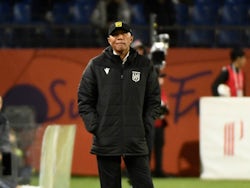 Antoine Kombouare, coach of FC Nantes during his side's match against Montpellier on April 26, 2024 [on August 9, 2024]