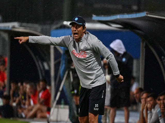 ANTONIO CONTE of SSC Napoli during the pre-season friendly match Napoli v Girona