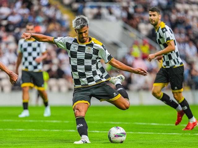 Miguel Reisinho of Boavista in action on August 1, 2024