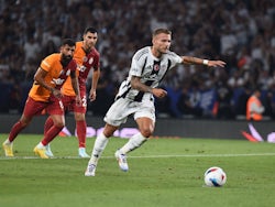 Besiktas striker Ciro Immobile during the Turkish Super Cup match against Galatasaray on Ausgut 3, 2024