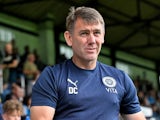 Dave Challinor manager of Stockport County during the Pre-season friendly match Stockport County vs Blackburn Rovers at Edgeley Park Stadium, Stockport, United Kingdom, August 2, 2024  [on August 11, 2024]