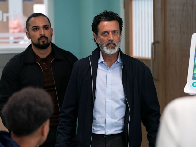 Ravi and Nish on EastEnders on July 31, 2024