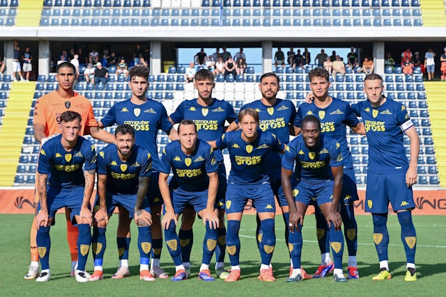 Empoli FC team line-up during Empoli FC vs UC Sampdoria, Friendly football match in Empoli, Italy, August 03 2024