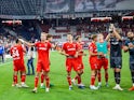 FC Twente players applaud the fans on August 8, 2024