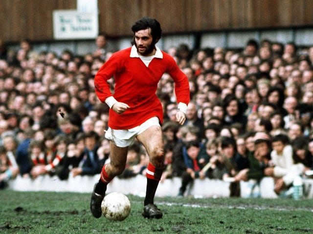 Manchester United forward George Best on April 1, 1972