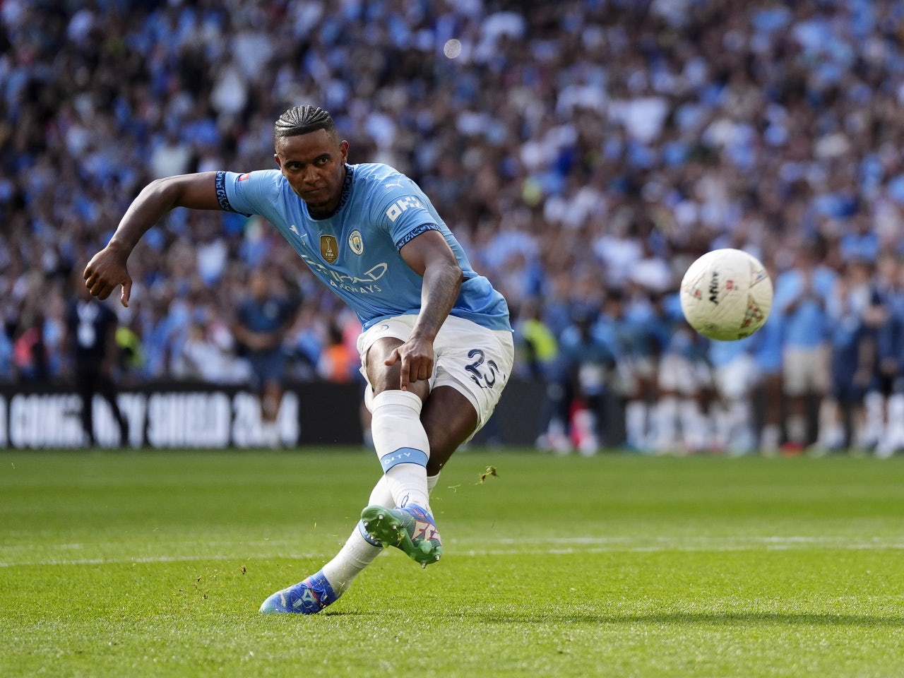 Man City 1-1 Man United (7-6 pens): Manuel Akanji banishes Euro 2024 penalty demons