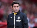 Villarreal manager Marcelino Garcia Toral during the pre-season friendly match at the City Ground, Nottingham on August 2, 2024 [on August 5, 2024]