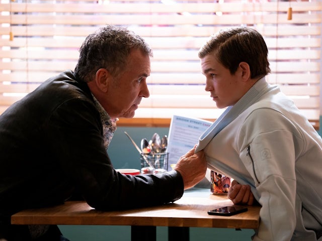 Alfie and Tommy on EastEnders on July 30, 2024