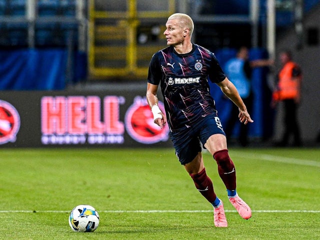 Nikola Antic of Partizan Belgrade in his side's UEFA Champions League second qualifying round tie against Dynamo Kiev on July 23, 2024 [on August 6, 2024]