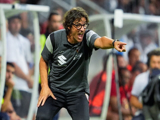 Torino head coach Paolo Vanoli during friendly match between Olympique Lionnais and Torino