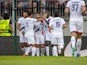 Paris Saint-Germain (PSG) players celebrate on August 7, 2024