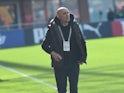 Kasimpasa head coach Sami Ugurlu during a Turkish Super Lig game against Galatasaray on March 17, 2024