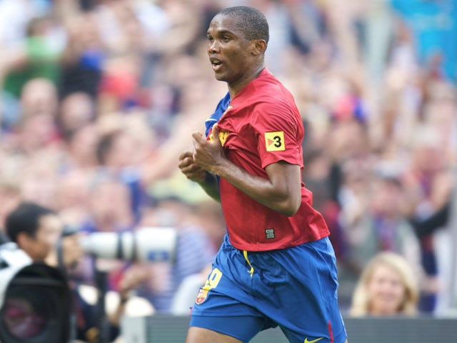 Samuel Eto'o in action for Barcelona on May 10, 2009