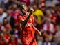 Liverpool's Trey Nyoni celebrates after scoring the fourth goal on August 11, 2024