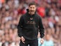 Bayer Leverkusen manager Xabi Alonso on the touchline during the pre-season friendly match at the Emirates Stadium on August 7, 2024