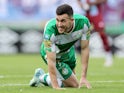 Shamrock Rovers' Aaron Greene reacts on August 11, 2024