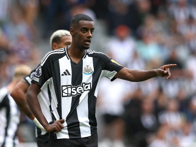 Newcastle United's Alexander Isak on August 17, 2024