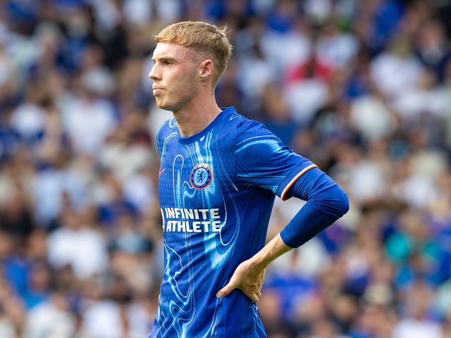 Chelsea forward Cole Palmer (20) during the Pre-Season Friendly match between Chelsea and Inter Milan at Stamford Bridge, London, England on 11 August 2024