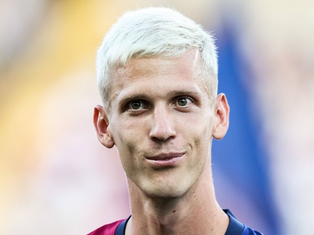 Barcelona attacker Dani Olmo on August 12, 2024