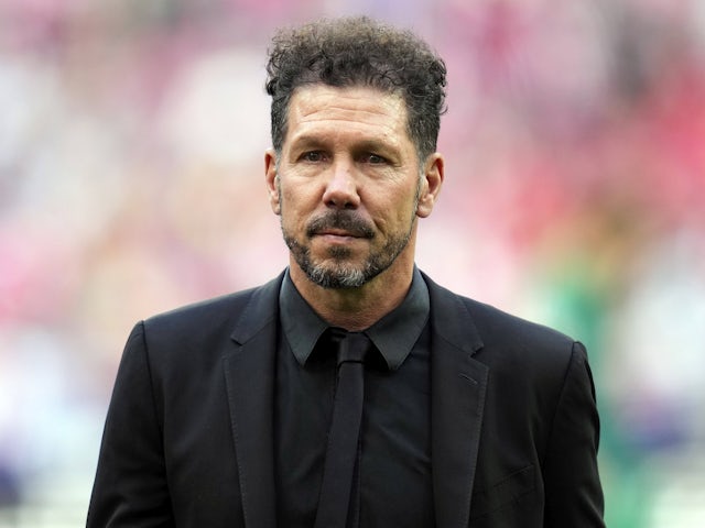 Atlético Madrid's head coach Diego Simeone on May 19, 2024