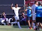 Marcos Vinicios of Famalicao celebrates against Benfica on August 10, 2024