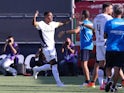 Marcos Vinicios of Famalicao celebrates against Benfica on August 10, 2024