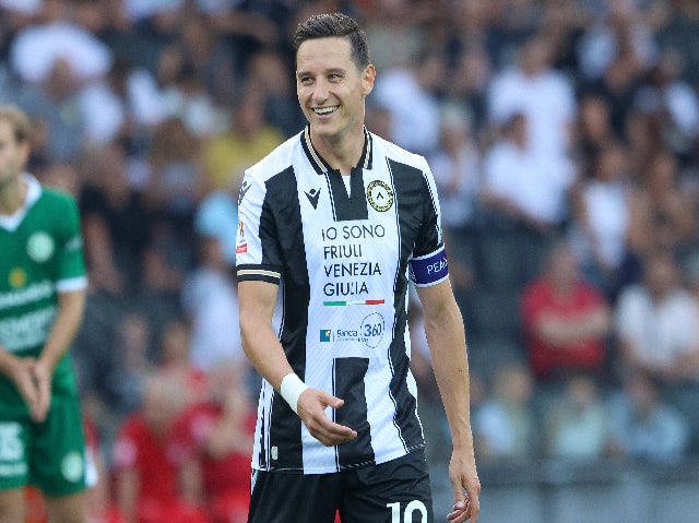 Florian Thauvin Udinese vs. Avellino on August 8, 2024