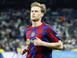 Barcelona midfielder Frenkie de Jong on April 21, 2024