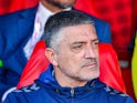 Sevilla boss García Pimienta while in charge of Las Palmas on February 3, 2024