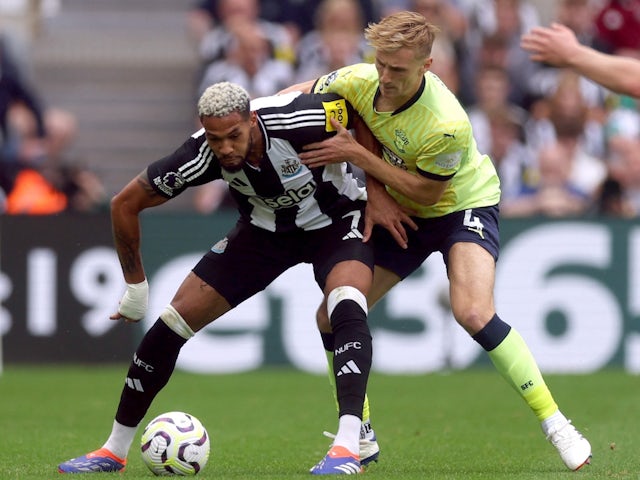 Newcastle United's Joelinton on August 17, 2024