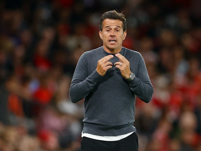 Fulham manager Marco Silva reacts on August 16, 2024