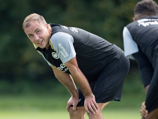 Mario Gotze in training for Eintracht Frankfurt on August 15, 2024 [on August 17, 2024]