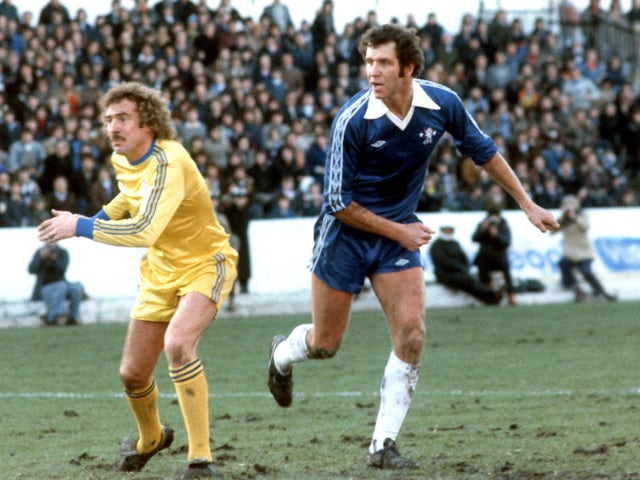 Peter Osgood in action for Chelsea.