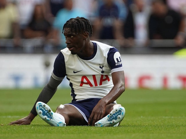 Yves Bissouma of Tottenham Hotspur during the 2024/25 Pre Season Friendly match between Tottenham Hotspur and Bayern Munich on August 8, 2024