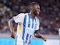 Brighton & Hove Albion's Yankuba Minteh celebrates his goal on July 28, 2024