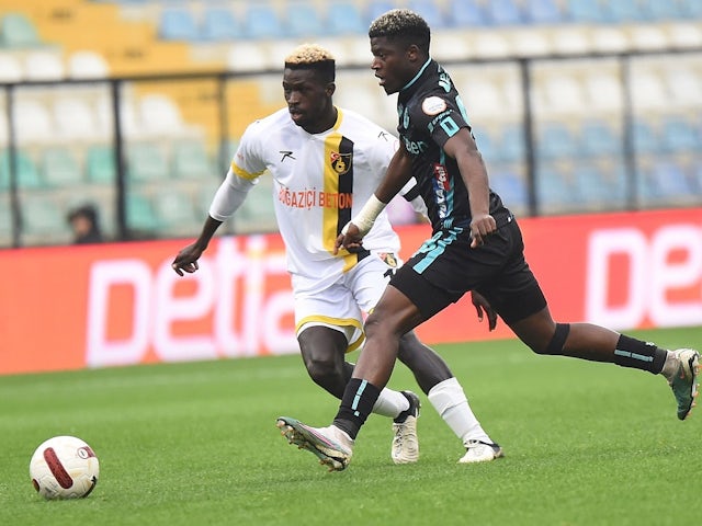 Antonio Simao Muanza of Adana Demirspor in action against Istanbulspor on May 4, 2024