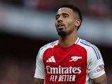 Arsenal FC v Bayer 04 Leverkusen Arsenal s Gabriel Jesus in action. on August 17, 2024