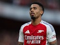 Arsenal FC v Bayer 04 Leverkusen Arsenal s Gabriel Jesus in action. on August 17, 2024